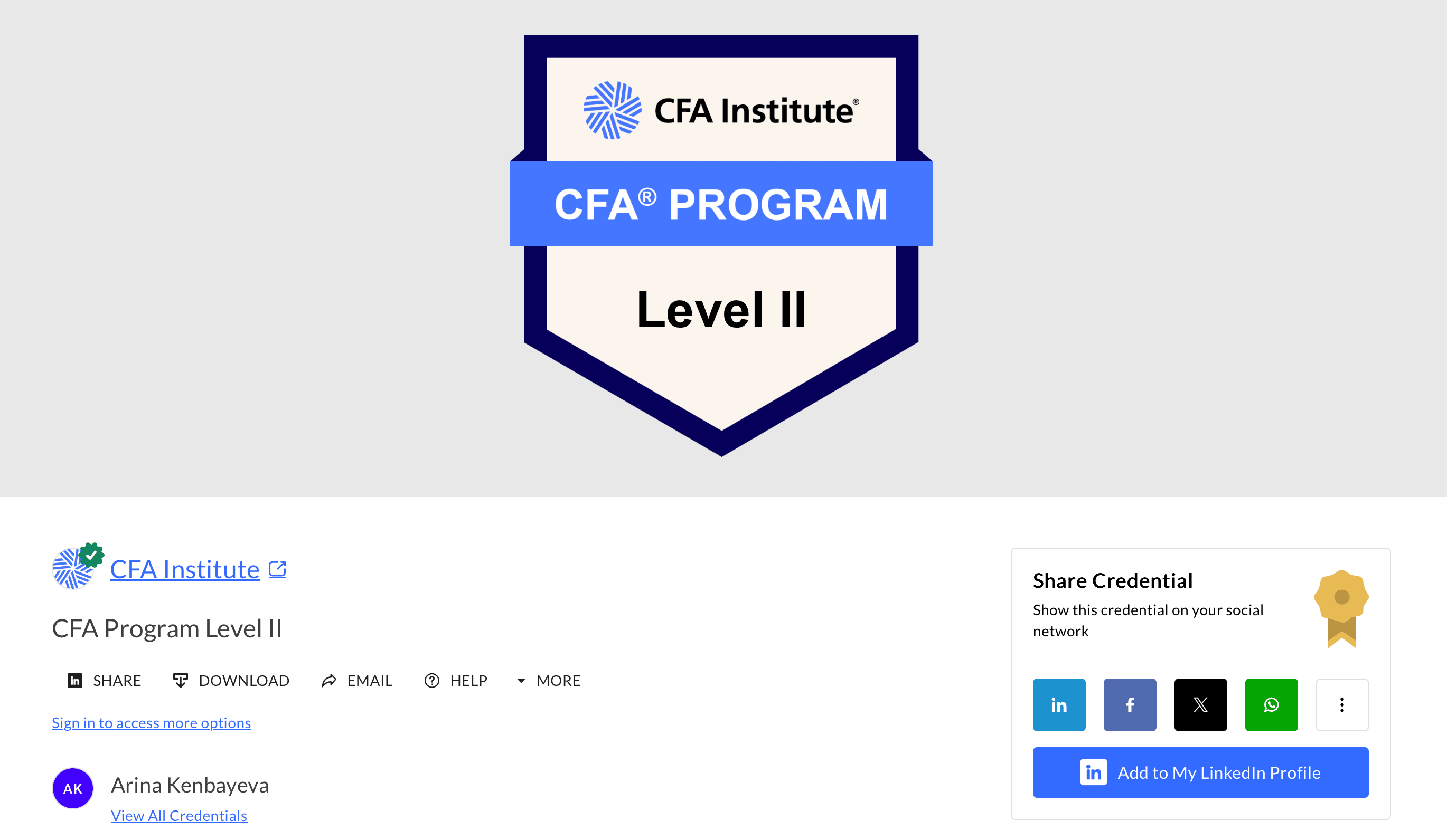 CFA Level II